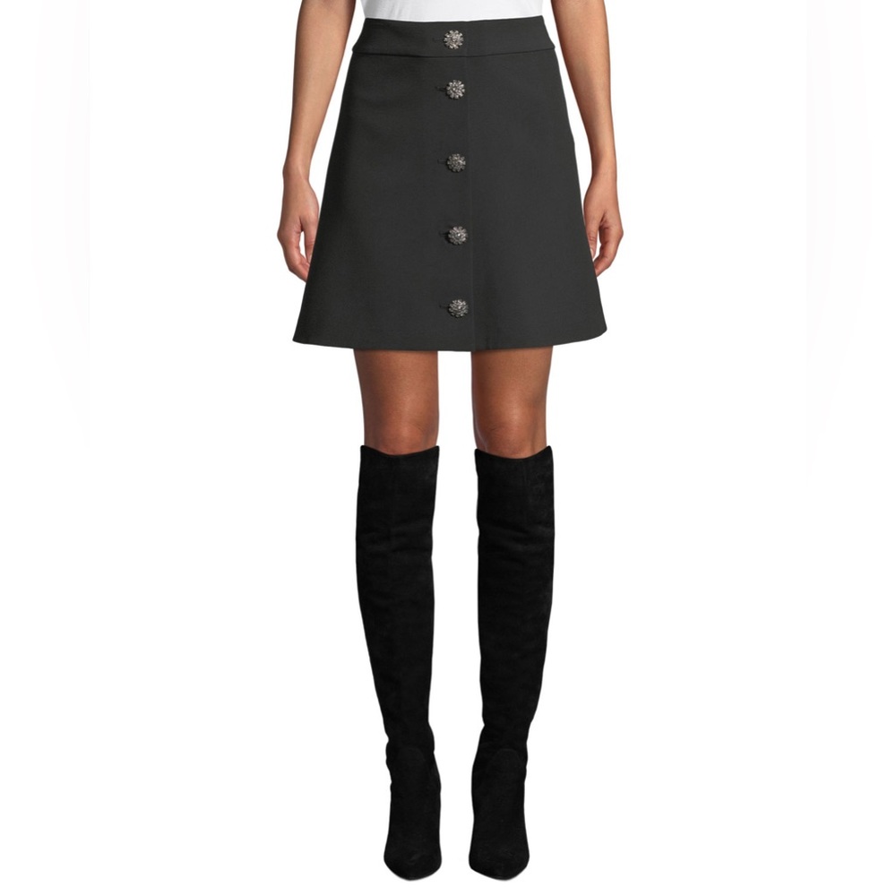 Kate spade ♠️ black crepe mini skirt size 2